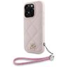 Etui Karl Lagerfeld Quilted Initial Logo & Chain Strap do iPhone 16 Pro Max różowy na NearMe.pl