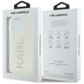Etui Karl Lagerfeld IML Rhinestones Logo do iPhone 16 Pro przezroczysty na NearMe.pl