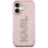 Etui Karl Lagerfeld IML Rhinestones Logo do iPhone 16 różowy na NearMe.pl