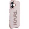 Etui Karl Lagerfeld IML Rhinestones Logo do iPhone 16 różowy na NearMe.pl