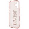 Etui Karl Lagerfeld IML Rhinestones Logo do iPhone 16 różowy na NearMe.pl