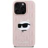Etui Karl Lagerfeld 3D Rubber Monogram   & Choupette do iPhone 16 Pro różowy na NearMe.pl
