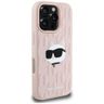 Etui Karl Lagerfeld 3D Rubber Monogram   & Choupette do iPhone 16 Pro różowy na NearMe.pl