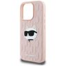 Etui Karl Lagerfeld 3D Rubber Monogram   & Choupette do iPhone 16 Pro różowy na NearMe.pl