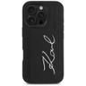 Etui Karl Lagerfeld HC Grained PU Cardslot Metal Signature do iPhone 16 Pro czarny na NearMe.pl