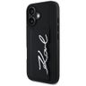 Etui Karl Lagerfeld HC Grained PU Cardslot Metal Signature do iPhone 16 czarny na NearMe.pl