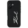 Etui Karl Lagerfeld HC Grained PU Cardslot Metal Signature do iPhone 16 czarny na NearMe.pl