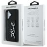Etui Karl Lagerfeld HC Grained PU Cardslot Metal Signature do iPhone 16 czarny na NearMe.pl