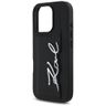 Etui Karl Lagerfeld HC Grained PU Cardslot Metal Signature do iPhone 16 Pro Max czarny na NearMe.pl