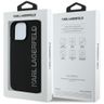 Etui Karl Lagerfeld HC 3D Rubber Elongated Glitter do iPhone 16 Pro czarny na NearMe.pl