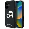 Etui Karl Lagerfeld HC 3D Rubber Double  Heads do iPhone 16 czarny na NearMe.pl