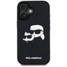 Etui Karl Lagerfeld HC 3D Rubber Double  Heads do iPhone 16 czarny na NearMe.pl