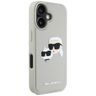 Etui Karl Lagerfeld HC 3D Rubber DoubleHeads do iPhone 16 beżowy na NearMe.pl