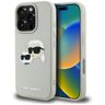 Etui Karl Lagerfeld HC 3D Rubber Double  Heads do iPhone 16 Pro beżowy na NearMe.pl