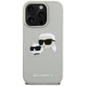 Etui Karl Lagerfeld HC 3D Rubber Double  Heads do iPhone 16 Pro beżowy na NearMe.pl