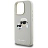 Etui Karl Lagerfeld HC 3D Rubber Double  Heads do iPhone 16 Pro beżowy na NearMe.pl