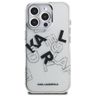 Etui Karl Lagerfeld IML Sketched Graphic do iPhone 16 Pro przezroczysty na NearMe.pl