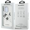 Etui Karl Lagerfeld IML Sketched Graphic do iPhone 16 Pro przezroczysty na NearMe.pl