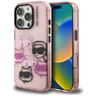 Etui Karl Lagerfeld IML Multi K&C Head   Pattern do iPhone 16 Pro Max różowy na NearMe.pl
