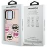 Etui Karl Lagerfeld IML Multi K&C Head   Pattern do iPhone 16 Pro Max różowy na NearMe.pl