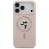 Etui Karl Lagerfeld Silicone             Karl&Choupette Ring MagSafe do iPhone 17 Pro Max różowy na NearMe.pl