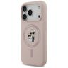 Etui Karl Lagerfeld Silicone             Karl&Choupette Ring MagSafe do iPhone 17 Pro różowy na NearMe.pl