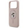 Etui Karl Lagerfeld Silicone             Karl&Choupette Ring MagSafe do iPhone 17 Pro różowy na NearMe.pl