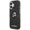 Etui Karl Lagerfeld IML Glitter Karl &   Choupette Heads Logo MagSafe do iPhone 17 czarny na NearMe.pl