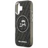 Etui Karl Lagerfeld IML Glitter Karl &   Choupette Heads Logo MagSafe do iPhone 17 czarny na NearMe.pl