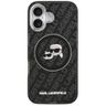 Etui Karl Lagerfeld IML Glitter Karl &   Choupette Heads Logo MagSafe do iPhone 17 czarny na NearMe.pl
