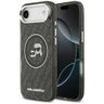 Etui Karl Lagerfeld IML Glitter Karl &   Choupette Heads Logo MagSafe do iPhone Air czarny na NearMe.pl