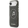 Etui Karl Lagerfeld IML Glitter Karl &   Choupette Heads Logo MagSafe do iPhone Air czarny na NearMe.pl