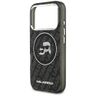 Etui Karl Lagerfeld IML Glitter Karl &   Choupette Heads Logo MagSafe do iPhone 17 Pro czarny na NearMe.pl