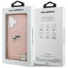 Etui Karl Lagerfeld IML Glitter Karl &   Choupette Heads Logo MagSafe do iPhone 17 różowy na NearMe.pl