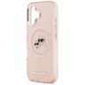 Etui Karl Lagerfeld IML Glitter Karl &   Choupette Heads Logo MagSafe do iPhone 17 różowy na NearMe.pl