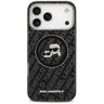 Etui Karl Lagerfeld IML Glitter Karl &   Choupette Heads Logo MagSafe do iPhone 17 Pro Max czarny na NearMe.pl