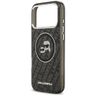 Etui Karl Lagerfeld IML Glitter Karl &   Choupette Heads Logo MagSafe do iPhone 17 Pro Max czarny na NearMe.pl