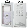 Etui Karl Lagerfeld IML Glitter Karl &   Choupette Heads Logo MagSafe do iPhone 17 Pro Max fioletowy na NearMe.pl