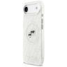 Etui Karl Lagerfeld IML Glitter Karl &   Choupette Heads Logo MagSafe do iPhone Air szary na NearMe.pl