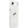 Etui Karl Lagerfeld IML Glitter Karl &   Choupette Heads Logo MagSafe do iPhone Air szary na NearMe.pl