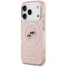 Etui Karl Lagerfeld IML Glitter Karl &   Choupette Heads Logo MagSafe do iPhone 17 Pro Max różowy na NearMe.pl