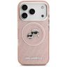 Etui Karl Lagerfeld IML Glitter Karl &   Choupette Heads Logo MagSafe do iPhone 17 Pro Max różowy na NearMe.pl