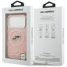 Etui Karl Lagerfeld IML Glitter Karl &   Choupette Heads Logo MagSafe do iPhone 17 Pro Max różowy na NearMe.pl