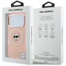 Etui Karl Lagerfeld IML Choupette Head   Logo MagSafe do iPhone 17 Pro Max różowy na NearMe.pl