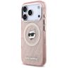 Etui Karl Lagerfeld IML Choupette Head   Logo MagSafe do iPhone 17 Pro różowy na NearMe.pl