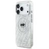 Etui Karl Lagerfeld IML Karl Head Logo   MagSafe do iPhone 17 Pro szary na NearMe.pl
