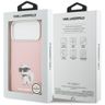 Etui Karl Lagerfeld IML Aquarelle        Choupette & Logo MagSafe do iPhone 17 Pro różowy na NearMe.pl