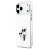 Etui Karl Lagerfeld IML Aquarelle Karl   & Choupette & Logo MagSafe do iPhone 17 Pro Max biały na NearMe.pl