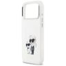 Etui Karl Lagerfeld IML Aquarelle Karl   & Choupette & Logo MagSafe do iPhone 17 Pro Max biały na NearMe.pl