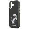 Etui Karl Lagerfeld IML Aquarelle Karl   & Choupette & Logo MagSafe do iPhone 17 czarny na NearMe.pl